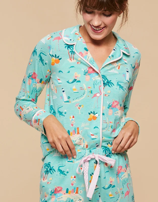 Florida Pajama Top