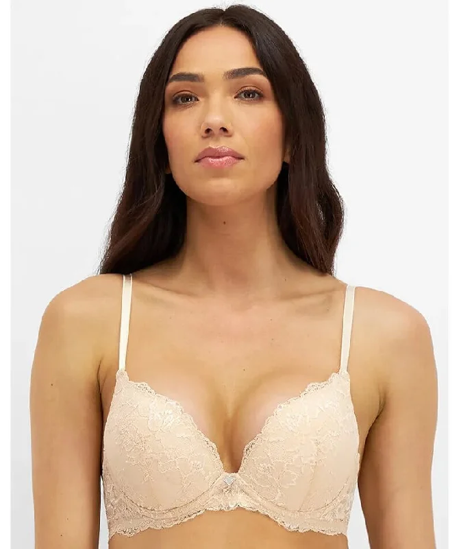 Temple Luxe by Berlei Lace Level 2 Push Up Bra - Nude