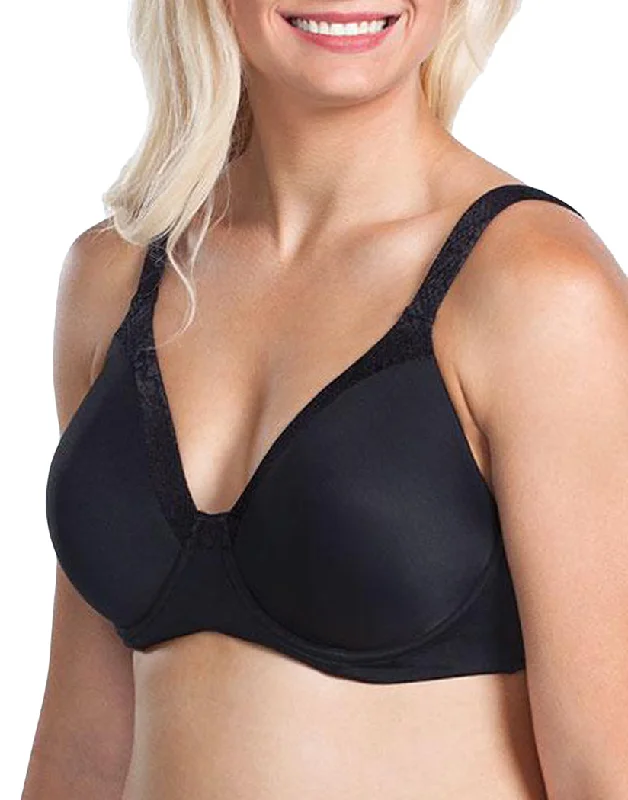 Leading Lady The Brigitte Luxe Full Figure Wirefree T-Shirt Bra Black 5211