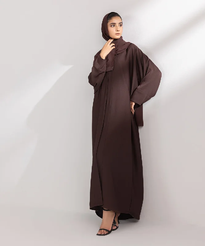 Front Open Abaya Set