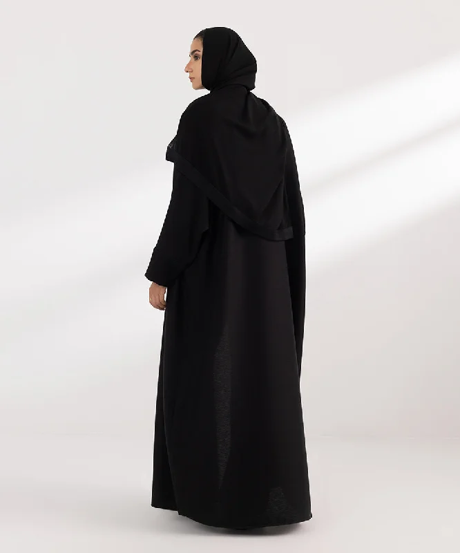 Front Open Abaya Set