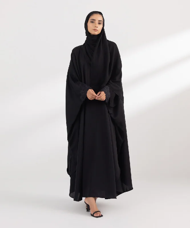 Embroidered Kaftan Abaya Set