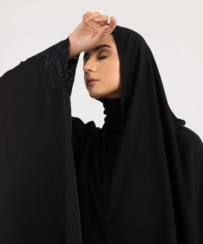 Embroidered Kaftan Abaya Set