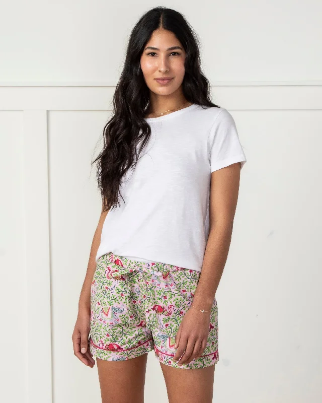 Flamenco - PJ Shorts - Rose Garden