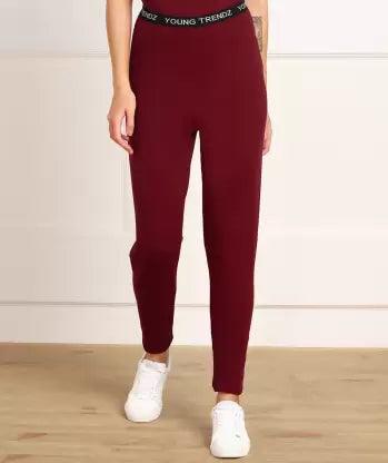 Thermal Tights for Winter Stretchable - Maroon