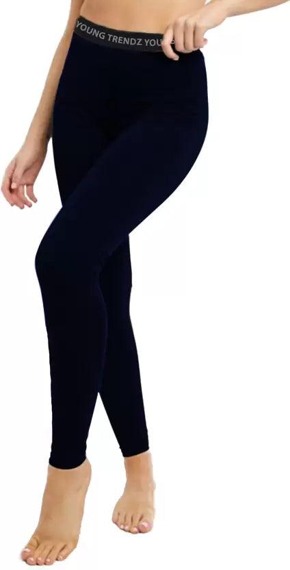 Thermal Tights for Winter Stretchable - Navy