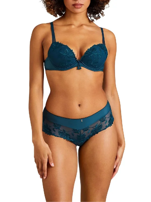 Lovessence Plunge Push Up Bra - Imperial Green