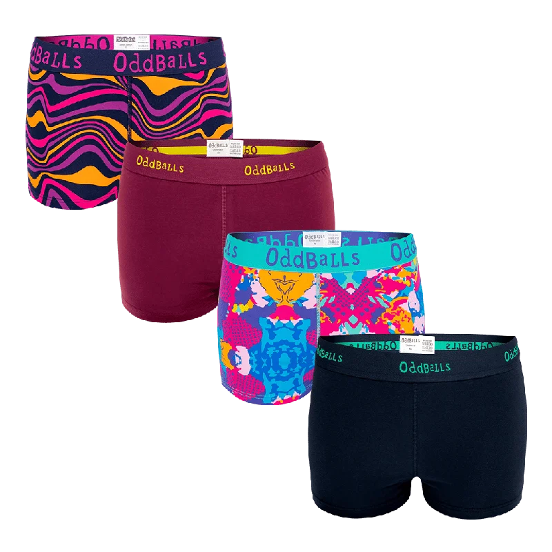 Dawn Bundle - Ladies Boxer Shorts 4 Pack Bundle