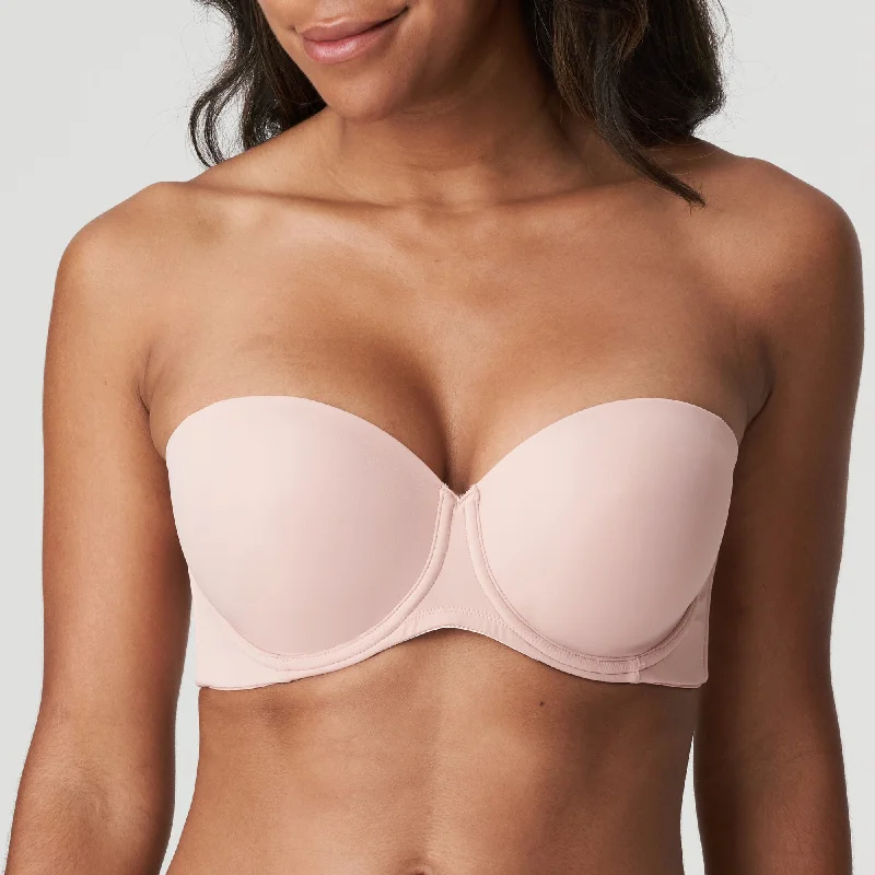 Figuras Padded Bra Strapless In Powder Rose - PrimaDonna