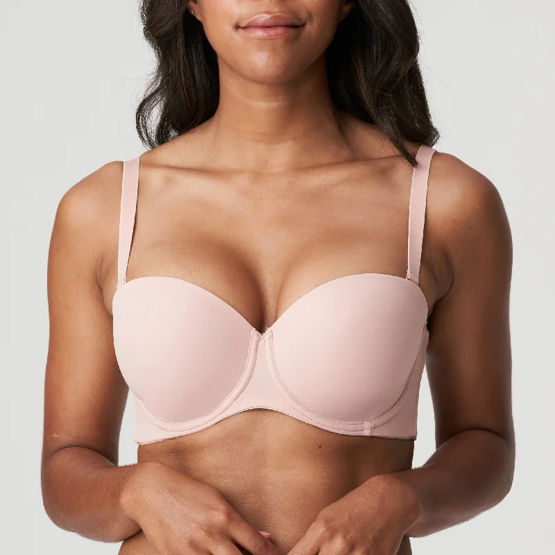 Figuras Padded Bra Strapless In Powder Rose - PrimaDonna