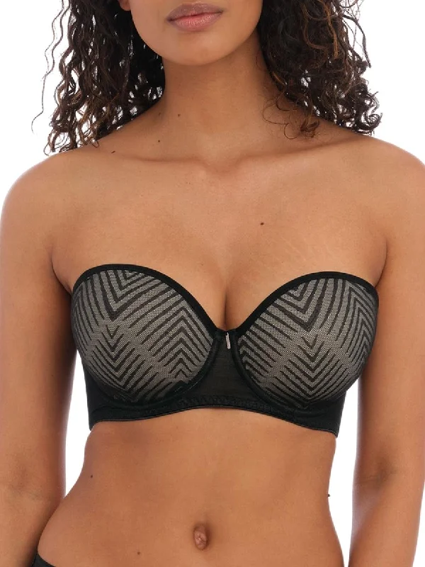 Tailored Moulded Strapless Bra - Black