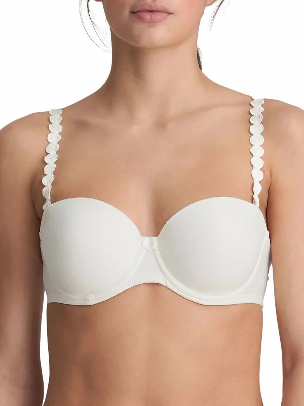 Tom Padded Strapless Bra - Natural