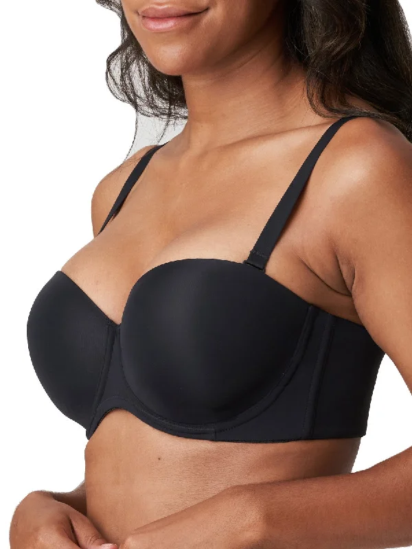 Figuras Padded Strapless Bra - Charcoal