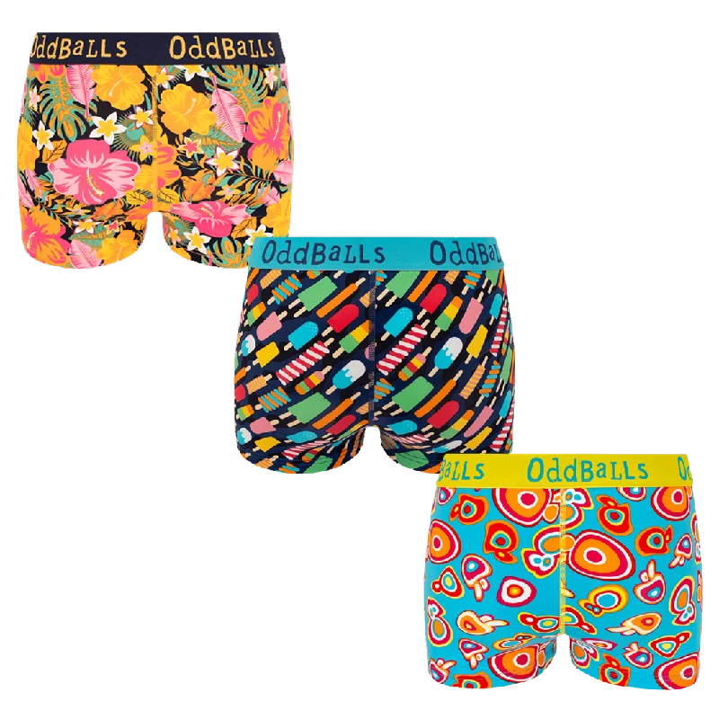 Summer Chill Bundle - Ladies Boxer Shorts 3 Pack Bundle