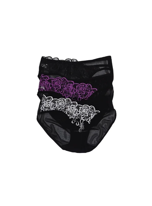 3 Pack Daphne Sexy Brief Lace Panties Bundle B