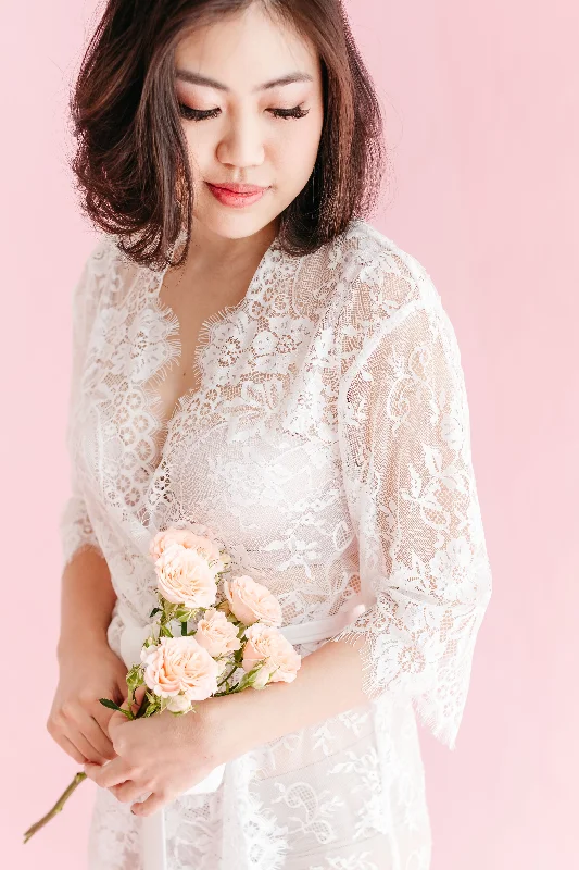 Ever After Lace Robe