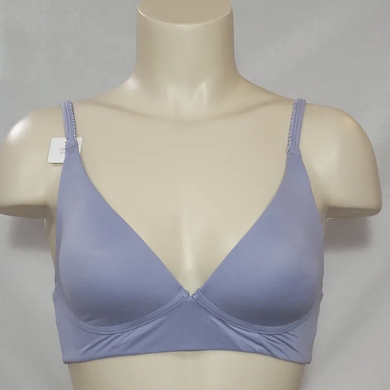 Gilligan O'Malley Lightly Lined Wire Free Lounge Bra MEDIUM Misty Blue