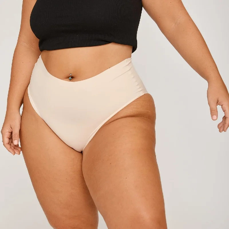 High-Rise Bikini Brief - Seamless Ultrasmooth - Buttermilk