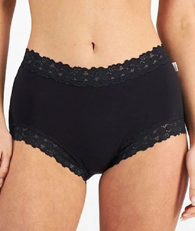 Jockey Parisienne Bamboo Full Brief - Black