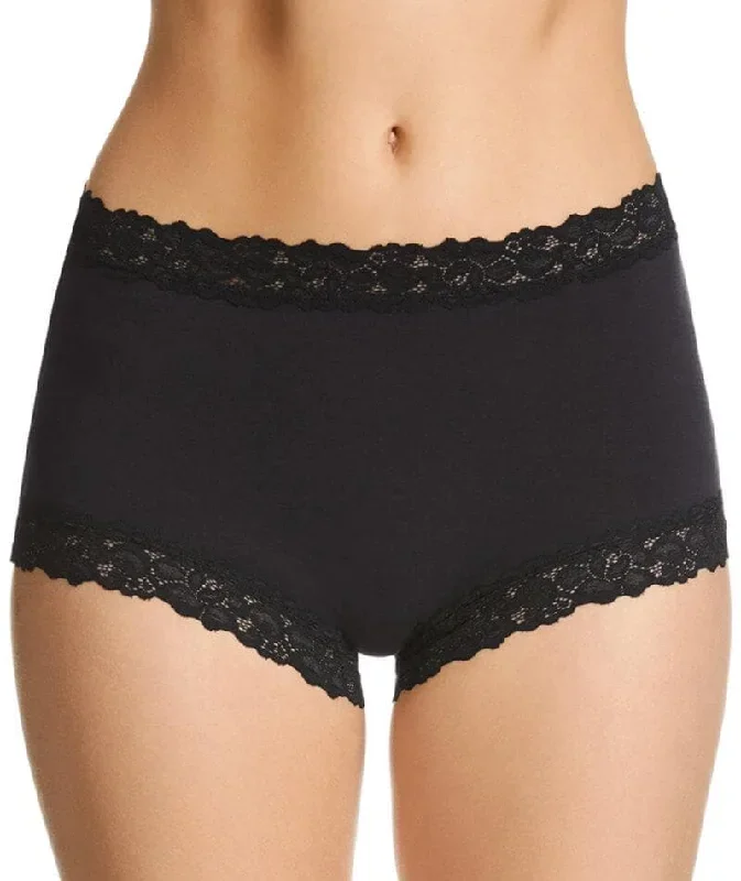 Jockey Parisienne Cotton Full Brief - Black