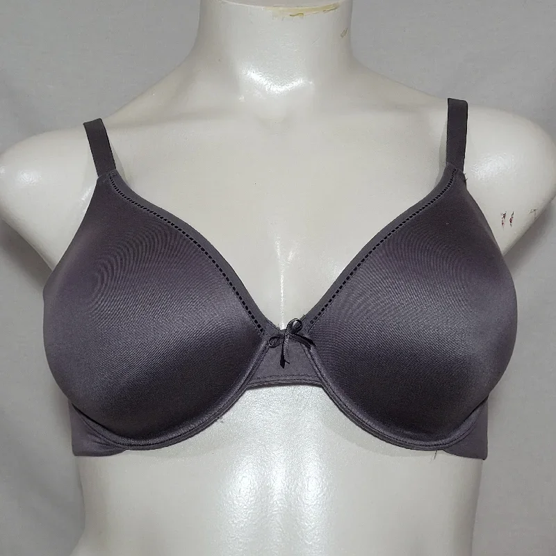 Maidenform Self Expressions 6770 Extra Coverage Memory Foam Underwire Bra 34D Gray NWT