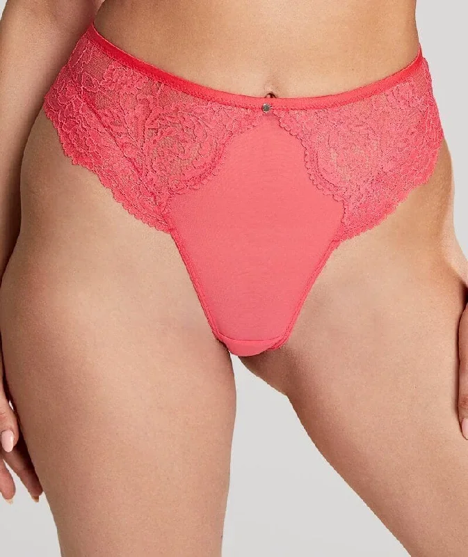 Panache Addison High Waist Brazilian Brief - Paradise Pink