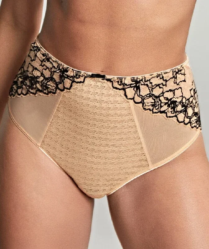 Panache Envy Deep Brief - Sand/Black