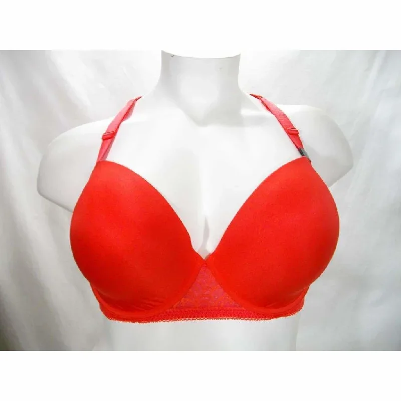 Paramour 115011 Felina Carolina Seamless Contour Plunge T-Back UW Bra 40DDD Cayenne Orange