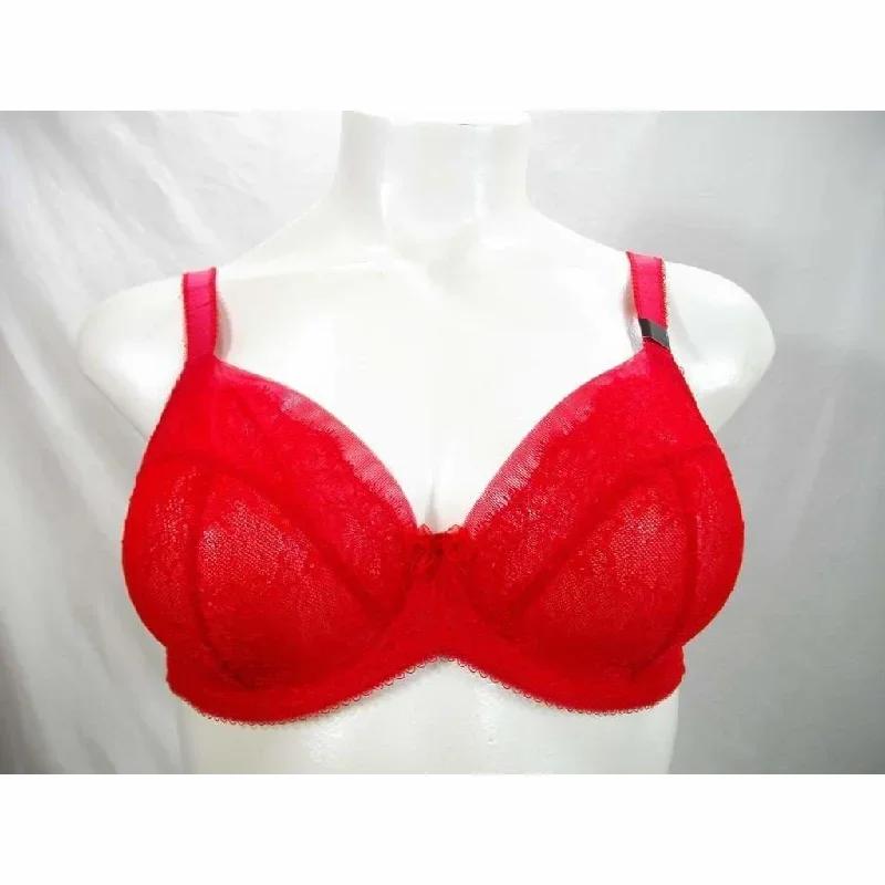 Paramour 115014 by Felina Amber Unlined Full Figure UW Bra 40DD Tango Red