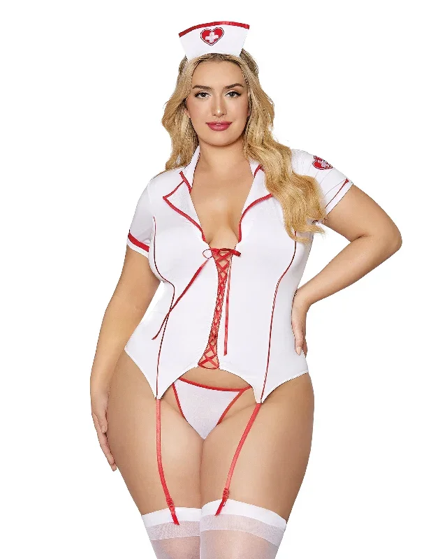 Dreamgirl Plus Size Triage Trixie Sexy Nurse Roleplay Set